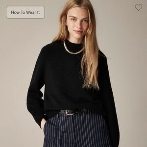 New J. Crew Merino Wool blend Rollneck Sweater in Supersoft yarn size small